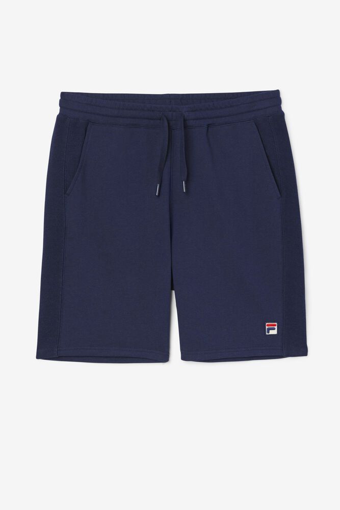 Fila Shorts Petey Mens Navy - India MRV-379062